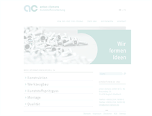 Tablet Screenshot of anton-clemens.de